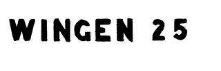 WINGEN 25 logo