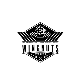 WINGNUTS EXPRESS THE MECHANICS OF CHICKEN WINGS ON THE GO logo