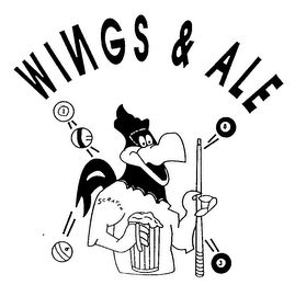 WINGS & ALE logo