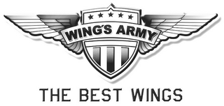 WING'S ARMY THE BEST WINGS logo