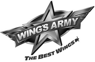 WING'S ARMY THE BEST WINGS logo