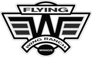 WINGS FLYING W WING RANCH WINGS logo