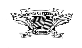 WINGS OF FREEDOM THE WORLD'S MOTORCYCLECLUB logo
