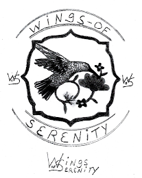 WINGS-OF WOS SERENITY WOS WINGS OF SERENITY logo