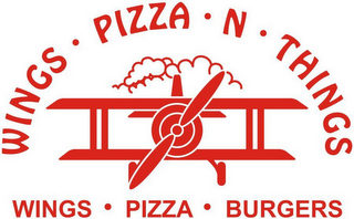 WINGS · PIZZA · N · THINGS WINGS · PIZZA · BURGERS logo