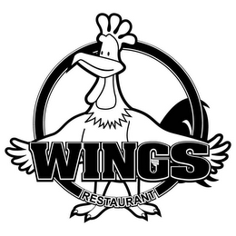 WINGS RESTAURANT logo