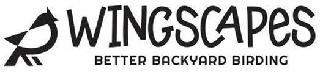 WINGSCAPES BETTER BACKYARD BIRDING logo