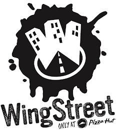 WINGSTREET ONLY AT PIZZA HUT logo