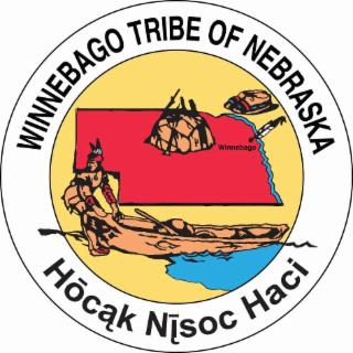 WINNEBAGO TRIBE OF NEBRASKA HOCAK NISOC HACI logo