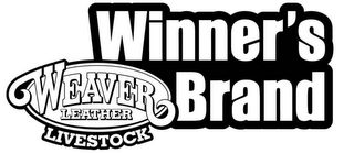 WINNER'S BRAND WEAVER LEATHER LIVESTOCK logo