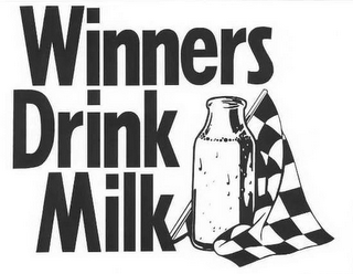WINNERS DRINK MILK logo