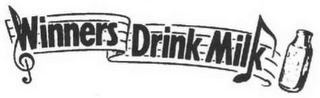 WINNERS DRINK MILK logo