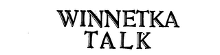 WINNETKA TALK logo