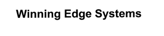 WINNING EDGE SYSTEMS logo
