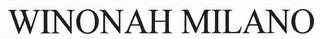 WINONAH MILANO logo