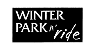 WINTER PARK N' RIDE logo