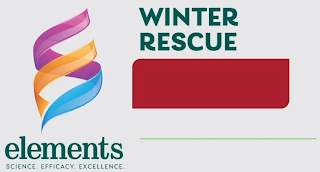 WINTER RESCUE ELEMENTS SCIENCE. EFFICACY. EXCELLENCE. logo