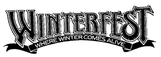 WINTERFEST WHERE WINTER COMES ALIVE logo