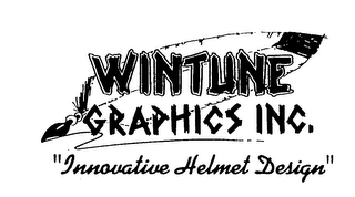 WINTUNE GRAPHICS INC. "INNOVATIVE HELMET DESIGN" logo
