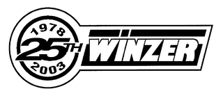 WINZER 1978 25TH 2003 logo