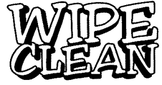 WIPE CLEAN logo