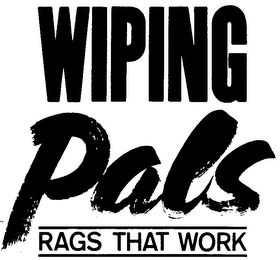 WIPING PALS RAGS THAT WORK logo