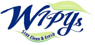 WIPYS STAY CLEAN & FRESH logo