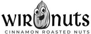 WIR NUTS CINNAMON ROASTED NUTS THE AUTHENTIC GERMAN RECIPE. logo