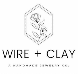 WIRE + CLAY A HANDMADE JEWELRY CO. logo