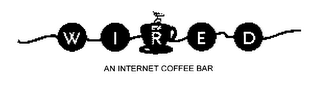 WIRED AN INTERNET COFFEE BAR logo