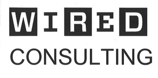 WIRED CONSULTING logo