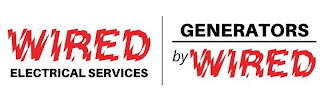 WIRED ELECTRICAL SERVICES GENERATORS BY WIRED logo