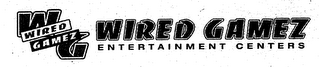 WIRED GAMEZ ENTERTAINMENT CENTERS logo