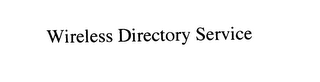 WIRELESS DIRECTORY SERVICE logo