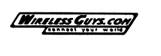 WIRELESSGUYS.COM CONNECT YOUR WORLD logo