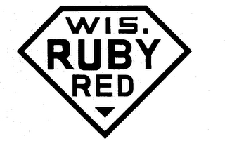 WIS. RUBY RED logo
