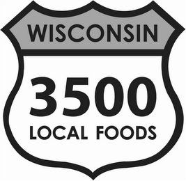 WISCONSIN 3500 LOCAL FOODS logo