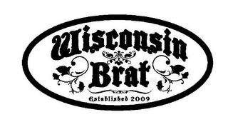 WISCONSIN BRAT ESTABLISHED 2009 logo