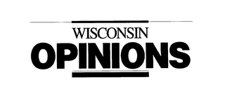 WISCONSIN OPINIONS logo