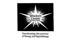 WISDOM CENTER TECHNOLOGIES TRANSFORMING THE PRACTICE OF THERAPY AND HYPNOTHERAPY logo