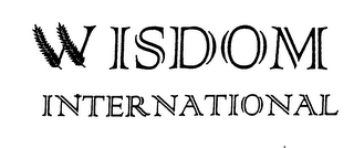 WISDOM INTERNATIONAL logo