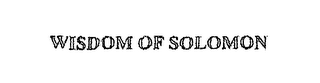 WISDOM OF SOLOMON logo