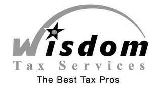 WISDOM TAX SERVICES THE BEST TAX PRO logo