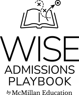 WISE ADMISSIONS PLAYBOOK BY MCMILLAN EDUCATION logo