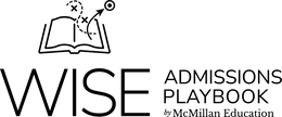 WISE ADMISSIONS PLAYBOOK BY MCMILLAN EDUCATION logo