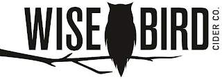 WISE BIRD CIDER CO. logo