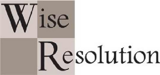WISE RESOLUTION logo