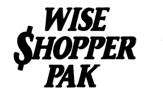 WISE SHOPPER PAK logo