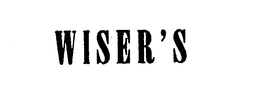 WISER'S logo