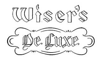 WISER'S DE LUXE logo